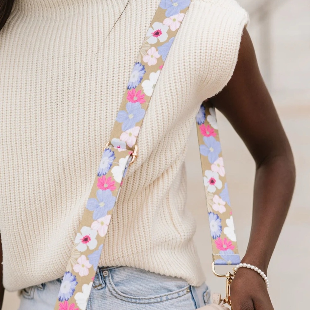 Modern & Chic Tiana Floral Bag Strap